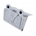 Bedside Caddy Pocket Holder Bag for Storage in Dorm Room Gray Gray Shape