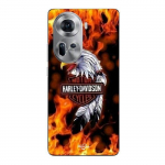 Coque de t&eacute;l&eacute;phone - Maniacase - Oppo Reno 11 5G - Silicone - Souple - Harley Davidson aigle feu