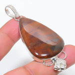 Natural African Moss Gemstone 925 Sterling Silver Jewelry Pendant 2.84 u3r26