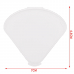 Kaasaskantav kolmnurkne k&auml;sn, l&auml;bipaistev kosmeetikakott meigikast