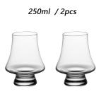 2/4/6 tk Kristallklaasist Viski Tasside Komplekt 250 ml L&auml;bipaistvad Pliivabad Joogiklaasid &Scaron;oti Lik&ouml;&ouml;r Baaritooted &Otilde;lu Piiritusveiniklaas 250ml