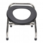 Kokkupandav tualetttool, kaasaskantav komooditool, roostevabast terasest ergonoomiline komooditualett t&auml;iskasvanutele 42cm / 16.54in