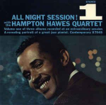 CD HAMPTON HAWES QUARTET - All Night Session, Vol. 1 UCCO9921 Kaasaegne Re 2010 Jaapan Jazz Kasutatud