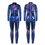 3D digitaaltr&uuml;kk Lavakost&uuml;&uuml;mid T&auml;iskasvanutele Halloweeni &Uuml;ritused Karnevali Teemapidu Cosplay Riietus M&auml;ngimine Jumpsuit Kids S-120cm