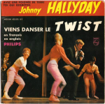 7-tolline plaat JOHNNY HALLYDAY - Viens Danser Le Twist 432593 Philips 1961 Prantsusmaa Rock Kasutatud