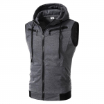 Meeste suvespordi vabaaja vest Meeste Slim Fit hingav vest varrukateta meeste vest M