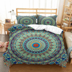 Moodne tehnoloogiline tr&uuml;kk, 3D digitaaltr&uuml;kk, voodipesu, tekikotid, padjap&uuml;&uuml;rid, kolmeosaline komplekt 135 * 200Cm two-piece set blue