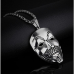 Vengeful Killing Team kaelakee ja domineeriva k&otilde;rgekvaliteedilise paarilise n&auml;oga titaanterasest ripatsiga 50CM(Necklace Size)
