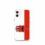 Coque iPhone - Gibraltar - iPhone 12 mini - Souple - Mitmev&auml;rviline - Design Drapeau