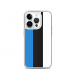 Coque iPhone - Estonie - Drapeau - Souple - Mitmev&auml;rviline - &Uuml;hilduv iPhone 14 Pro
