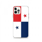 Coque iPhone &ndash; Drapeau Panama &ndash; iPhone 12 Pro &ndash; Supp &ndash; Mitmev&auml;rviline &ndash; Vertikaalne