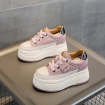 9cm Lehma Suede Ehtne Nahk Naiste Vulkaniseeritud Kingad Platvorm Kiil Rula K&otilde;rge Br&auml;nd Kontsad Vabaaja Suvekingad 33