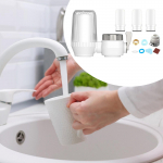 Faucet Water Purifier Ceramic Efficient Easy to Clean for Household Bathroom Kitchen Set B