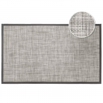 Tapis rectangle - Non sp&eacute;cifi&eacute; - 45 x 75 cm - PVC tiss&eacute; - Couleur taupe - Style vinyle hallikas-pruun
