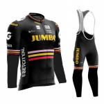 Jumbo Team S&uuml;gis Pikkade varrukatega Uus V&otilde;idus&otilde;idu Kevad Pikk Rattas&otilde;idu S&auml;rk Komplekt Jalgratta Rattas&otilde;idu Jalgratta R&otilde;ivad &Uuml;htne Ropa Ciclismo S