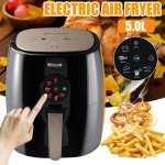 5L Multifunktsionaalne Frit&ouml;&ouml;r Kana &Otilde;livaba Frit&ouml;&ouml;r Tervislik Frit&ouml;&ouml;r Keedukann 1350W 360 Kraadi Elektriline S&uuml;gav Frit&ouml;&ouml;r Knob version