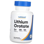 Liitiumorotaat, Lithium Orotate 5, Nutricost 120 kaps (36647088) 120caps