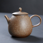 200ml Keraamiline teekann Vintage Filtri j&auml;meda keraamikaga Gongfu teekomplekt pruun