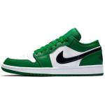 Air Jordan 1 Low Pine Green Unisex tossud Must Valge 553558-301 42.5