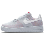 Nike Air Force 1 Crater Flyknit Wolf Grey Meeste Tossud Pure-Platinum Gym-Red White DC4831-002 38.5