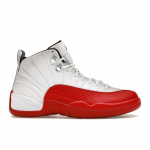 Air Jordan 12 Retro Cherry 2023 Unisex tossud Valge Metallik-H&otilde;be Varsity-Punane CT8013-116 40.5