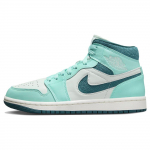 Air Jordan 1 Mid SE Bleached Turquoise Naiste Tossud Sinine Vaevu-Roheline Sail DZ3745-300 38
