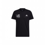 Adidas T&auml;hetr&uuml;kiga &Uuml;mmarguse Kaelusega Hingav L&otilde;tv Jooksmiseks Treeninguks L&uuml;hikeste Varrukatega T-s&auml;rk Meeste Pealsed Must GU0285 M