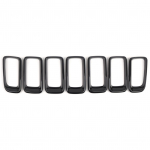 7 tk Eesmise iluv&otilde;re iluv&otilde;re siset&uuml;kk Katte raami asendus Jeep Compassile aastateks 2011&ndash;2016, 51137449207, 51137300589 Black must