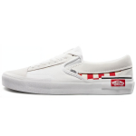 Vans Slip-On Seeria &Uuml;mar Nina Paelkinnitusega Madalad L&otilde;uendkingad Unisex Tossud Punane Valge VN0A3WM5TLJ 35