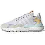 Adidas Originals Nite Jogger Retro Igap&auml;evased Vastupidavad Libisemiskindlad Madalad Lifestyle'i Jalan&otilde;ud Naiste Tennised Valge Hall Lilla H01728 36