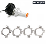2X Autopirni Alus Hoidik H7 LED Esitule Adapter Kinnitusklamber Benz/Chery/Pentium jaoks