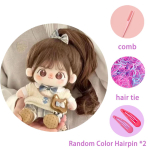 20cm Miaomiao Puuvillanukk Anime Kohandamine Figuur Pl&uuml;&uuml;snukk Riided Cosplay Riietuskaupade Aksessuaarid Laste T&uuml;drukute M&auml;nguasjad Skeletonless black