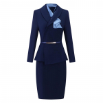 Thero Man Women's Chinese Style Wool Blend Formal Uniform Collection XL