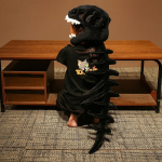 Dinosauruse luukere peakate: Palus Cosplay M&uuml;ts 75cm must