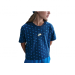 Nike LEGO&reg; koost&ouml;&ouml; T-s&auml;rk FW25 kollektsioon Br&auml;ndi logo L&otilde;tv l&uuml;hike varrukas Laste &uuml;laosad IB4463-416 S