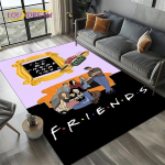 27 Stiili Central Perk Friends TV-sarja Vaip Vaip Elutuppa Magamistuppa Kodu Diivani Kaunistus, Lasteala Vaip Libisemiskindel P&otilde;randamatt 60*90cm gray