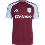Adidas FW24 Aston Villa FC Seeria Logo Moodne Kodus L&uuml;hikeste Varrukatega Jalgpallis&auml;rk Meeste Topid Pruun JK4033 XL