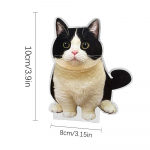 Pead raputav kass emotikonid auto kaunistused armas bobblehead kiisu auto armatuurlaua kaunistus akr&uuml;&uuml;l bobblehead kass auto tarvikud