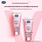 Vaseline heledust andev niatsiinamiidiga kehakreem