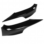 2 tk L&auml;ikiv Must Esipamperi Huul Spoiler Vasak Parem 3. Seeriale E92 E93 M Sport 2006&ndash;2009