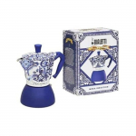 Cafetera Italiana Bialetti Moka Induction Dolce & Gabbana 6 Tazas compatible inducci&oacute;n y fuego abierto