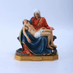 1 tk 8-tolline ema Madonna koos Jeesus Kristusega p&auml;rast ristil&ouml;&ouml;mist vaigust kuju kujukesed ornament kiriku kingitus kodukaunistamine 21.8X19X12.5CM