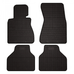 Dywaniki samochodowe gumowe do: BMW 7 E66 sedan (2001-2008) - czarne, dopasowane