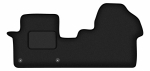 Dywaniki samochodowe prz&oacute;d do: Citroen Jumpy III 3 rzędy (2018-) czarne