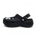 Crocs Classic Platvorm Klomp Aoyama Galvaanitud Liblik Mitmek&uuml;lgne Pilv Mood Augud Kingad Naiste Must 34-35 must