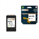 Cartouche d'encre reconditionn&eacute;e - QUALITONER - HP 305 XL - Noir - 650 Pages - Compatible DeskJet