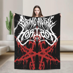 BMTH Bring Me The Horizon Soe Pehme Tekk Pikniku Pl&uuml;&uuml;s Voodipesu Visatised Muster V&auml;litingimustes Flanell Voodikate Diivanvoodi Kate 30x40in
