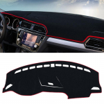 Car Dashboard Cover Pad For Volkswagen VW Tiguan MK1 MK2 R Line 2009-  trument Platform Desk Mat Accessories 16-22 Red Side