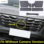 Car Middle ect Screening Mesh Front Grill ert Net Dust Protection For Hyundai Tucson NX4 - Accessories Exterior Without Camera
