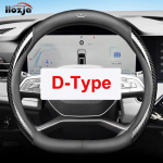 For Chery Chirey Omoda C5 5 FX EV  2024 Car Steering wheel cover 12 colors Non-slip Leather Auto Interior Accessories 15